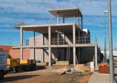 Paco Lozano Vivienda Manzanares estructura