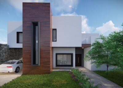 Paco Lozano Vivienda Socuellamos fachada render